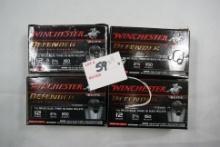 4 Boxes - Winchester Defender 12 Ga. 2-3/4" Rifled Slugs; 10 Rds./Box; 4xBID