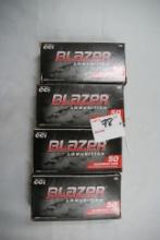 4 Boxes - CCI Blazer .38 SPL+P 125 gr. JHP Aluminum Case; 50 Rds./Box; 4xBID