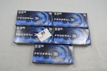 5 Boxes - Federal Power Shok .30-30 Win. 150 gr. JSP FN; 20 Rds./Box; 5xBID