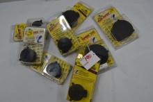 1 Lot of Assorted Butler Creek Flip Open Scope Covers in Various Sizes
