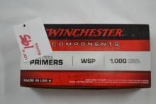 1 Box - Winchester Small Pistol Primers; 1000 Per Box