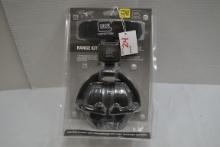 Glock Range Kit including Shooting Glasses, Soft Foam Earplugs w/Case, and Adj. Ear Muffs