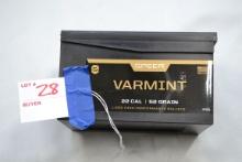 1 Box - Speer Varmint .22 Cal. 52 gr. HP; 1000 Rds./Box