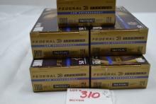 5 Boxes - Federal Law Enforcement 9mm Luger +P 124 gr. Tactical HST; 50 Rds./Box; 5xBID
