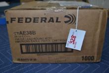 20 Boxes - Federal American Eagle .38 SPL 158 gr. LRN; 50 Rds./Box; 20xBID