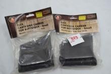 Pair of Thomson Center Flex Cartridge Carrier Lace-On Butt Stock Cartridge Holders; New