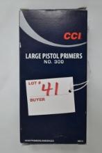 CCI No. 300 Large Pistol Primers; 1000 Primers