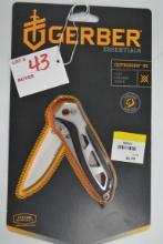 Gerber Outrigger SE Clip Folding Knife w/Aluminum Handle; 7" OAL, 3" Blade; Like New