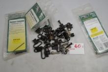 1 Lot of Assorted Swivels, Swivel Screw Studs, Hammer Extensions, and BBL Bands
