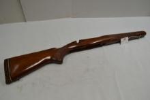 Checkered Walnut Bolt Action Rifle Stock; Winchester/Remington?