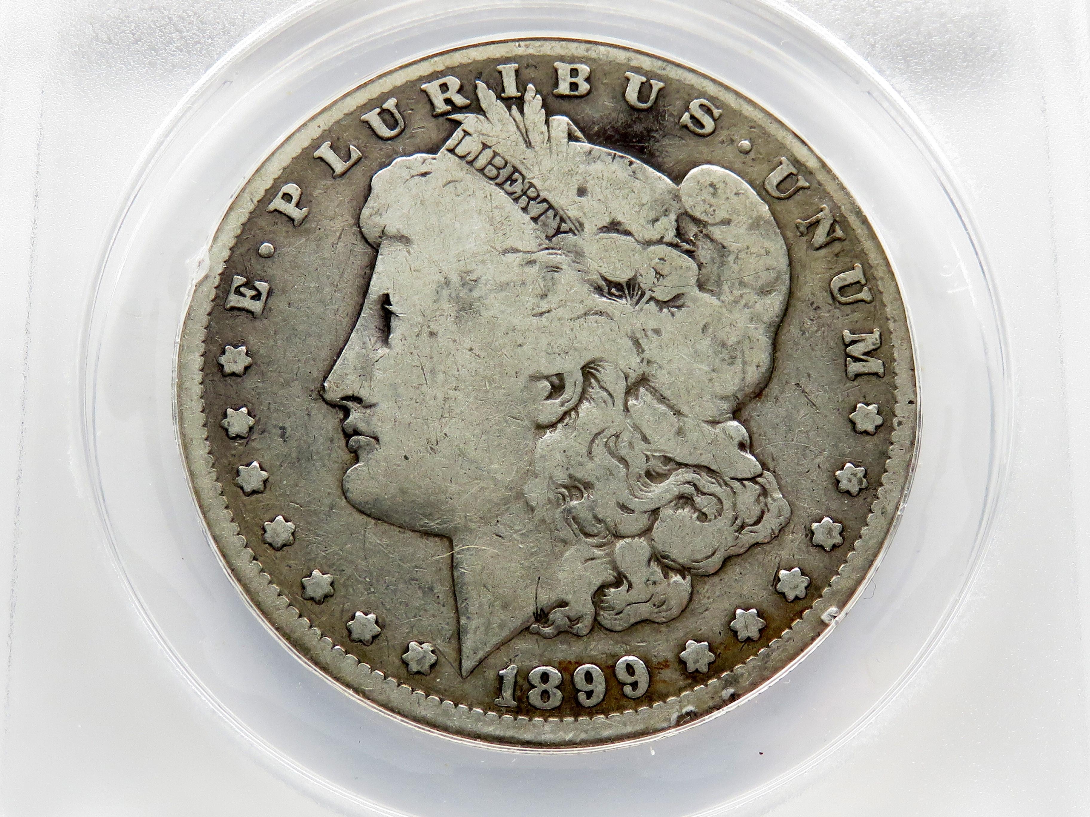 Morgan $ 1899 ANACS VG8 cleaned