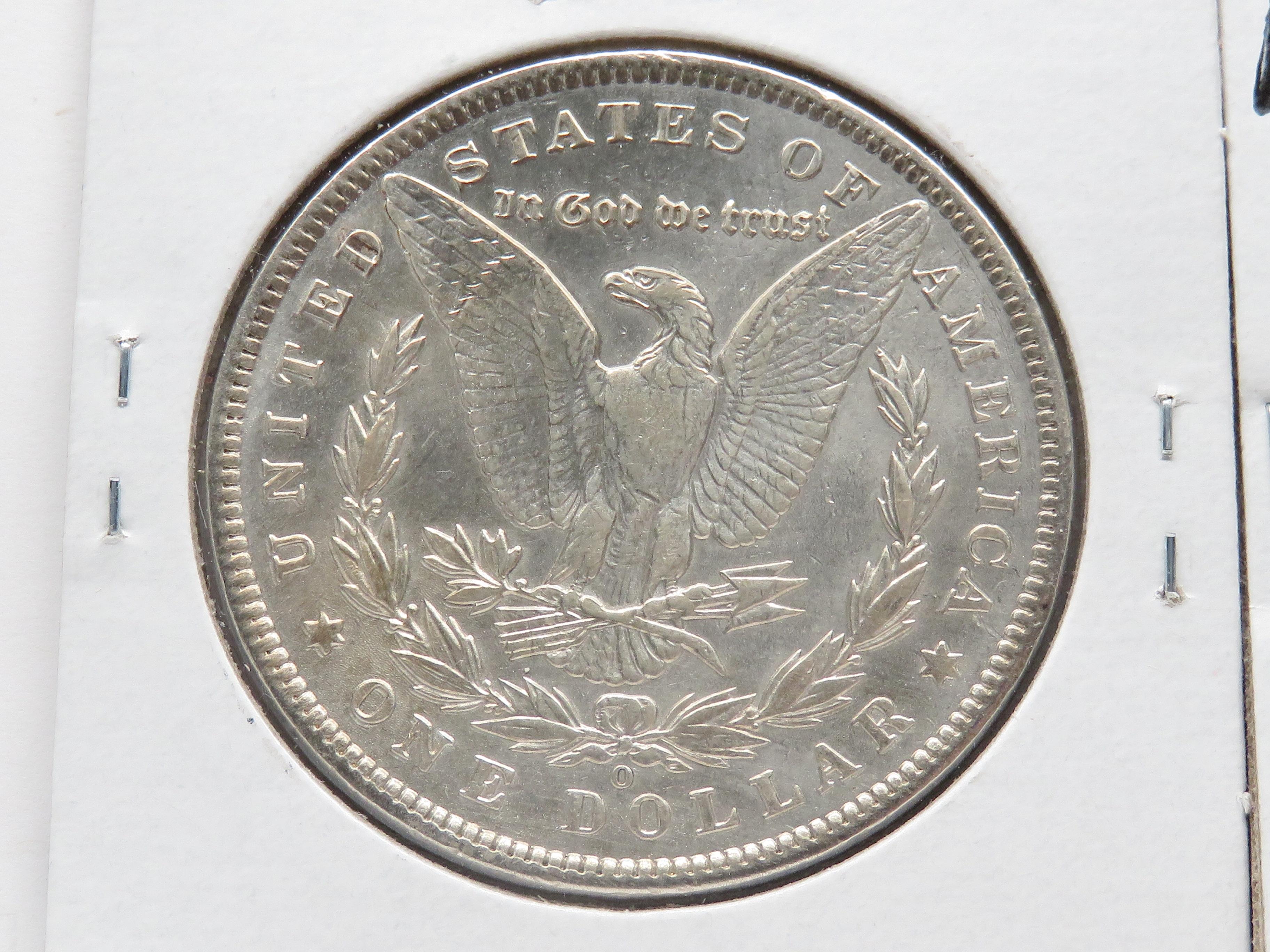 3 Morgan $: 1887-O VF altered surface, 1887S AU, 1888 CH EF ?tone spots