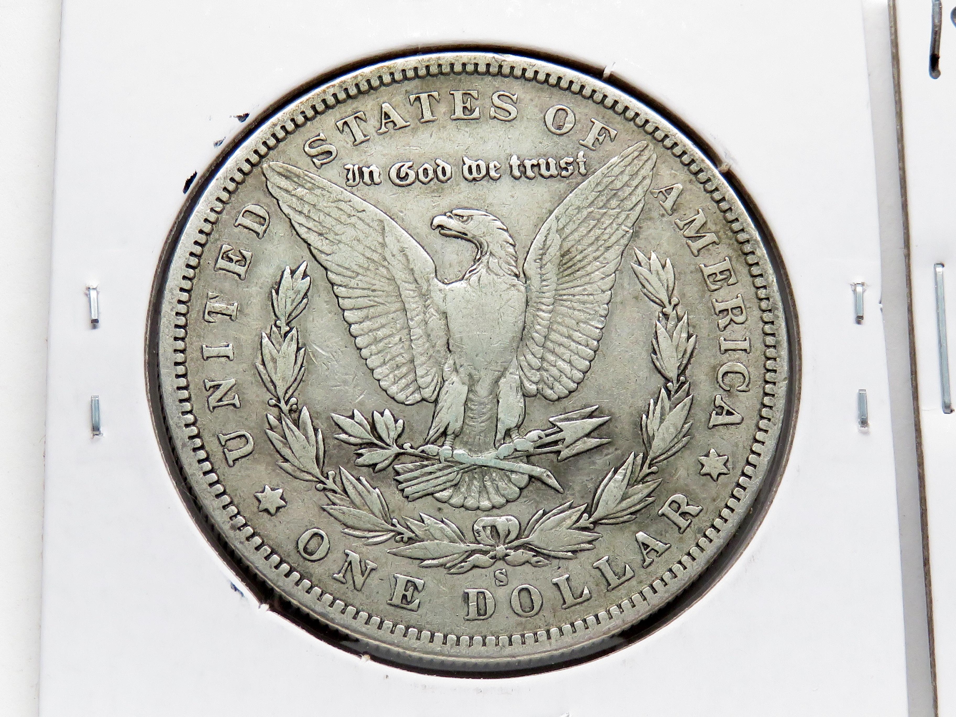 2 Morgan $: 1890S F, 1898 EF ?polished scratches