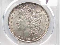 Morgan $ 1885 PCGS MS62