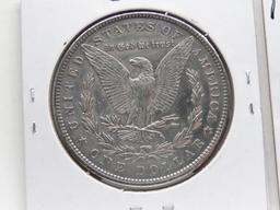 2 Morgan $: 1897 AU cleaned, 1897S EF few problems