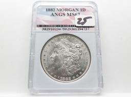 Morgan $ 1882 ANGS MS67