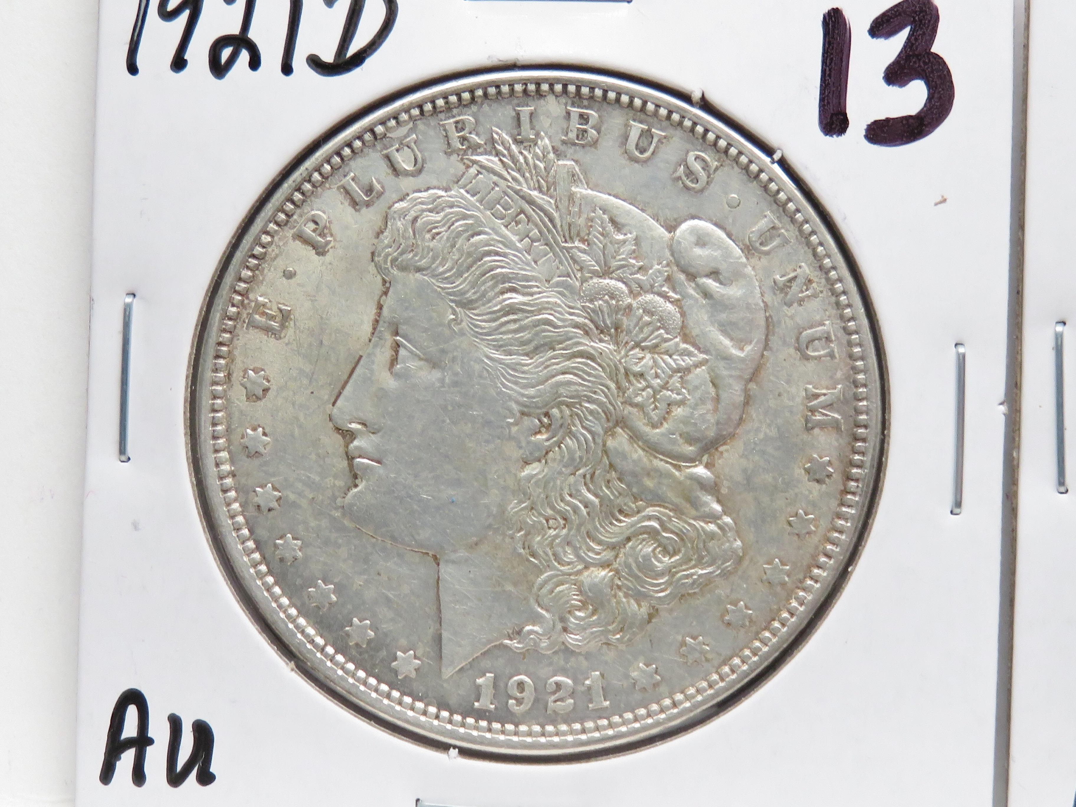 2 AU Morgan $: 1921, 1921D