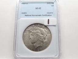 Peace $ 1927S NNC MS62