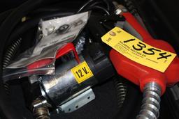 Battery fuel pump in case, 12 v.