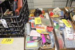 Box of screws, fasteners, etc.
