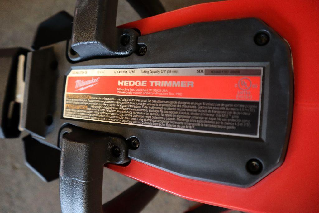 Milwaukee M18 Hedge trimmer model 2726-20, no box.