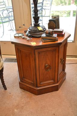 Octagon End Table