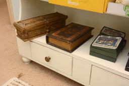 Decor On Bottom Shelf