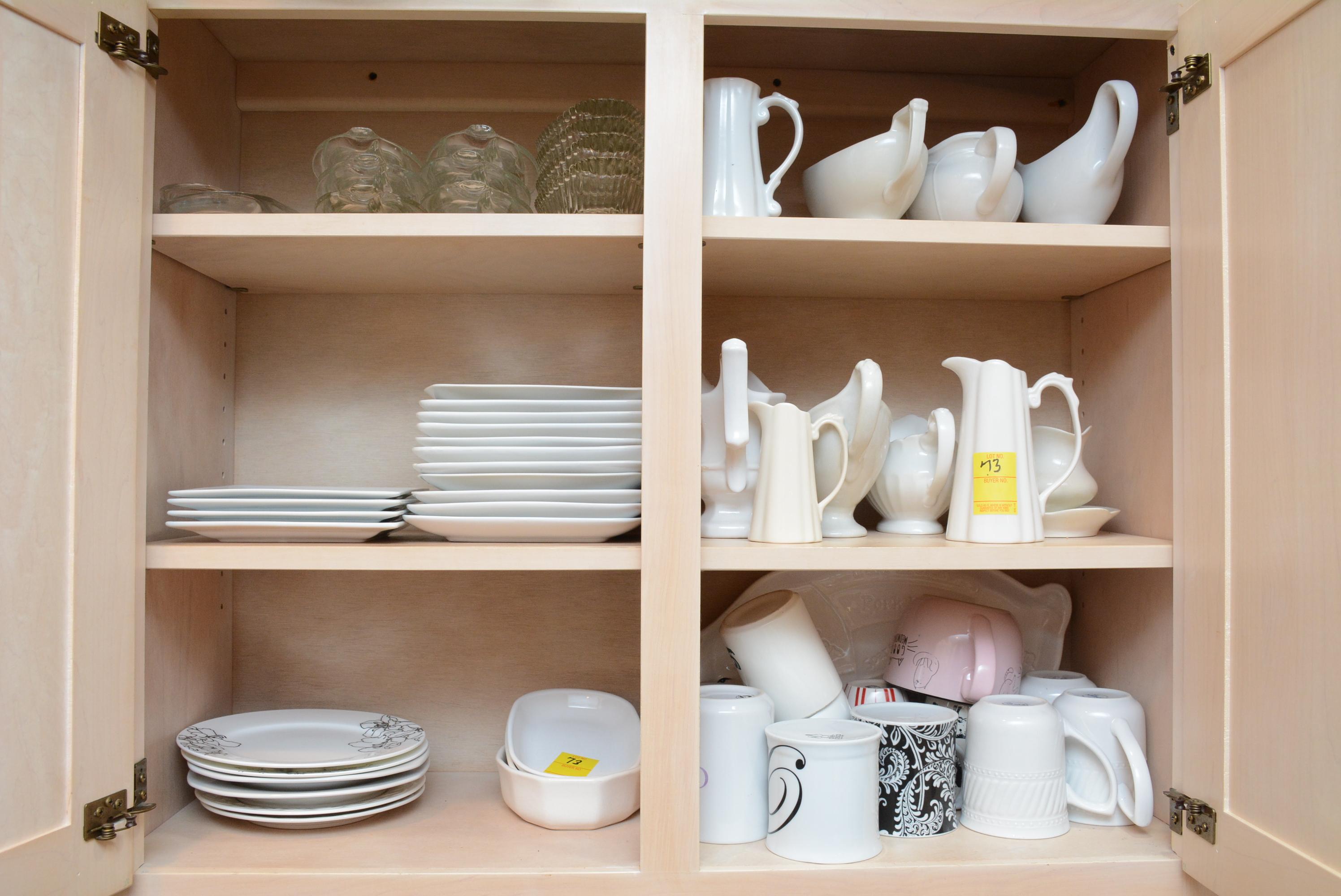 Gravy Boats, Cream Pitchers & Misc. Servingware