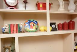 Entire Middle Shelf Kitchen Decor