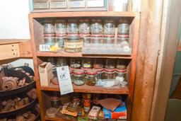 Cabinet and Contents:  Hardware, Screws, Bolts, Nuts