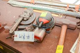 Paint Sprayers: Hand Sander: Wrenches; Levels; Fan