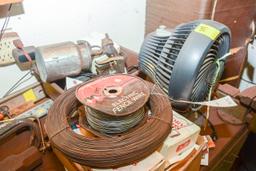 Paint Sprayers: Hand Sander: Wrenches; Levels; Fan