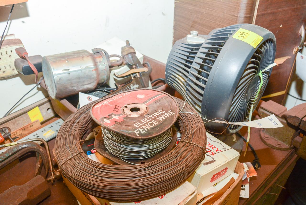 Paint Sprayers: Hand Sander: Wrenches; Levels; Fan