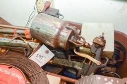 Paint Sprayers: Hand Sander: Wrenches; Levels; Fan