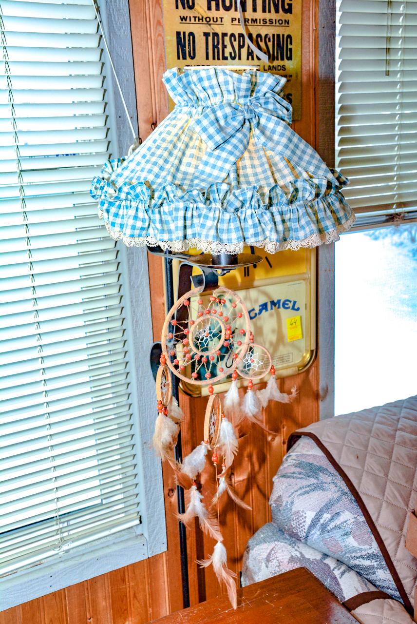 Floor Lamp & Dream Catcher