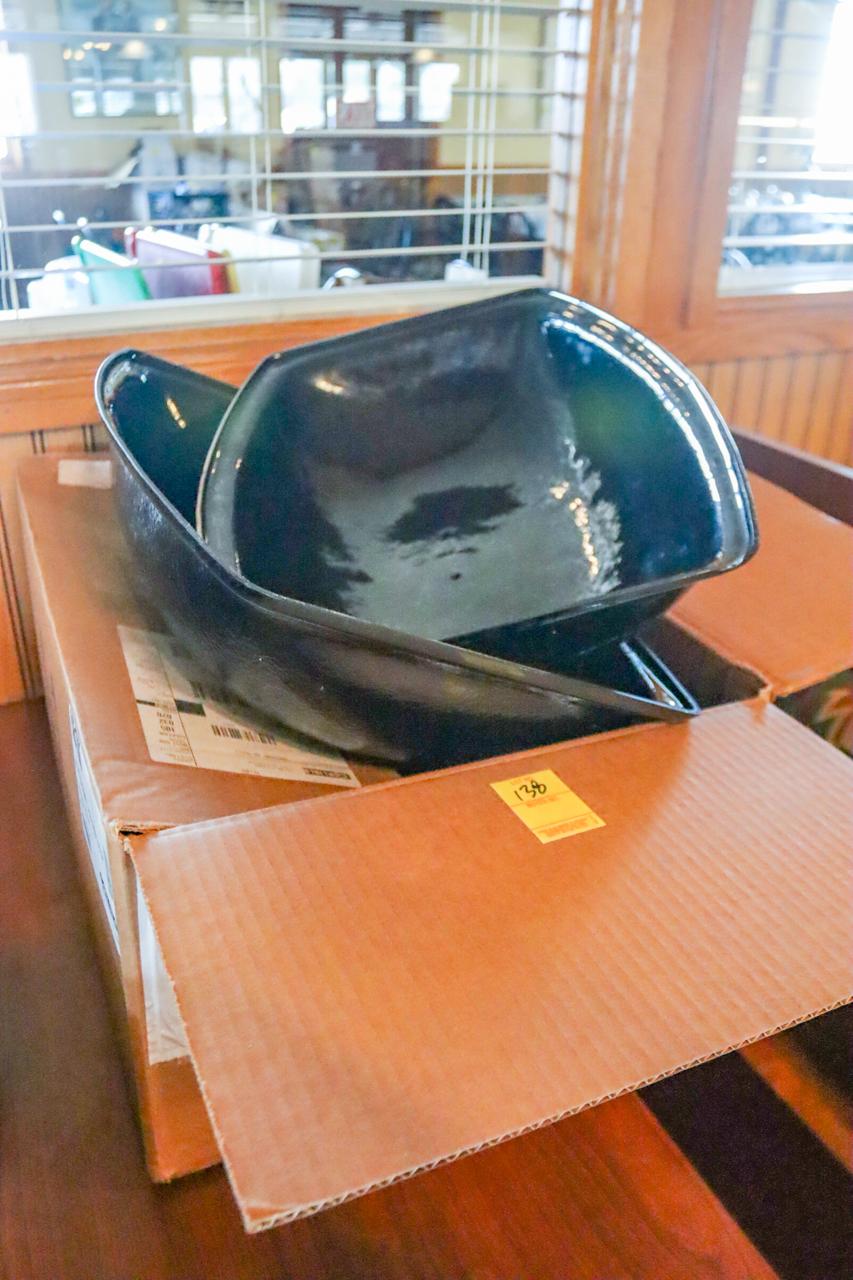 (5) Lg Salad Bowls, 2 with Drain Holes