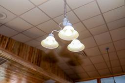 (8) Triple Chandelier Lights in Main Room