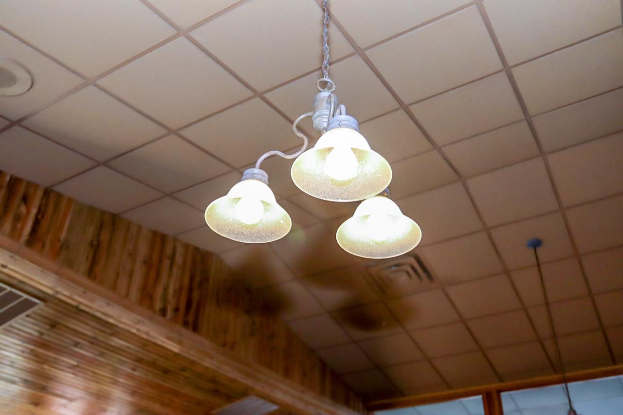 (8) Triple Chandelier Lights in Main Room