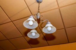 (8) Triple Chandelier Lights in Main Room