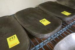 (Approx. 10) Steak Steel Platters
