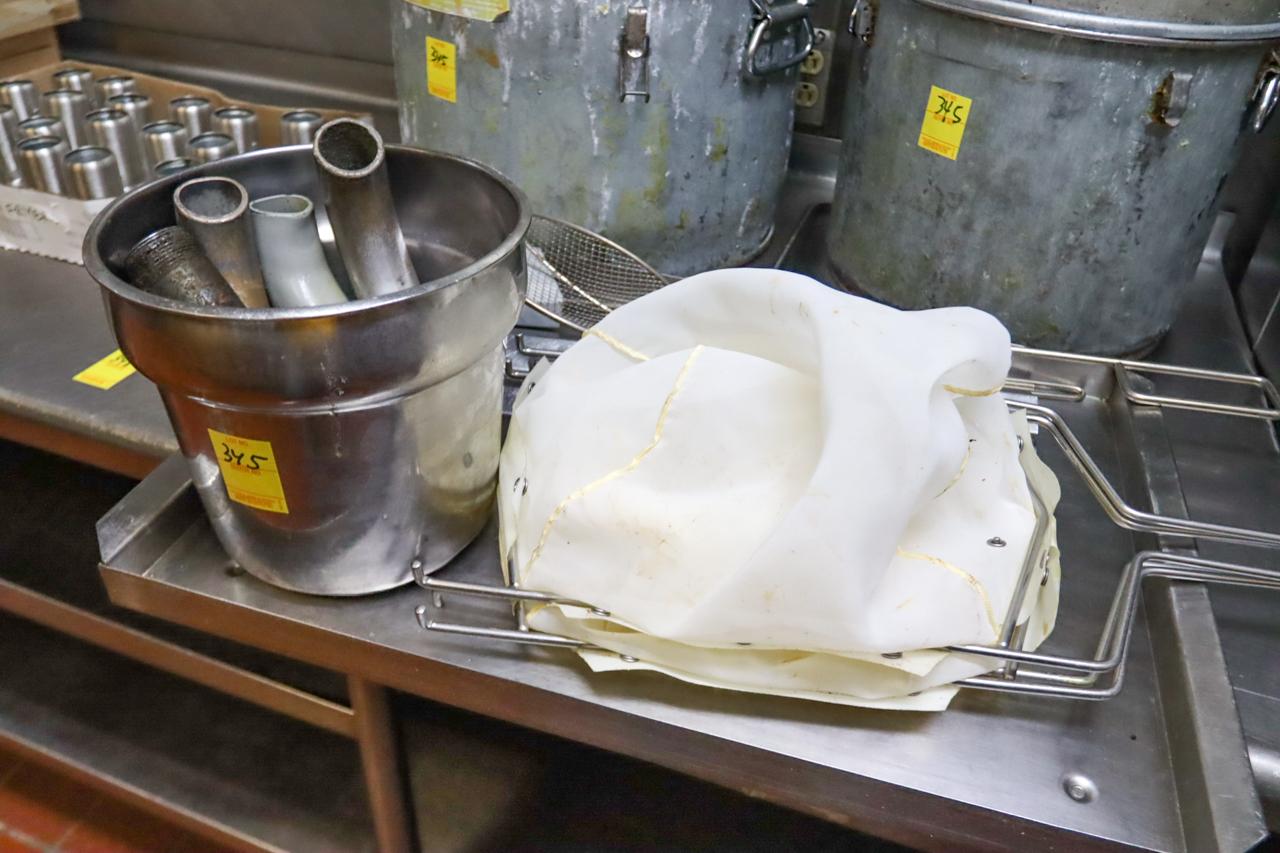 Various Pots; Tray