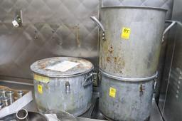 Various Pots; Tray