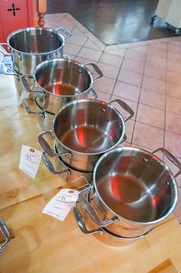 (8) Stainless Steel Inserts, Table Craft 3&4 qts