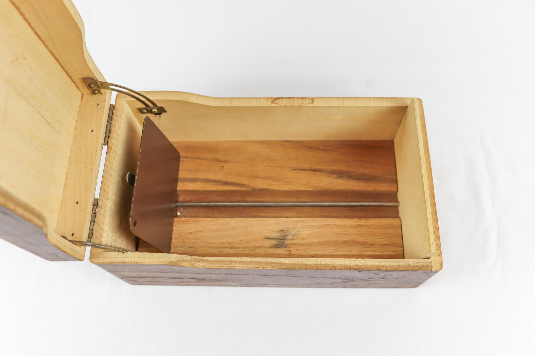 Dovetailed Oak File Box