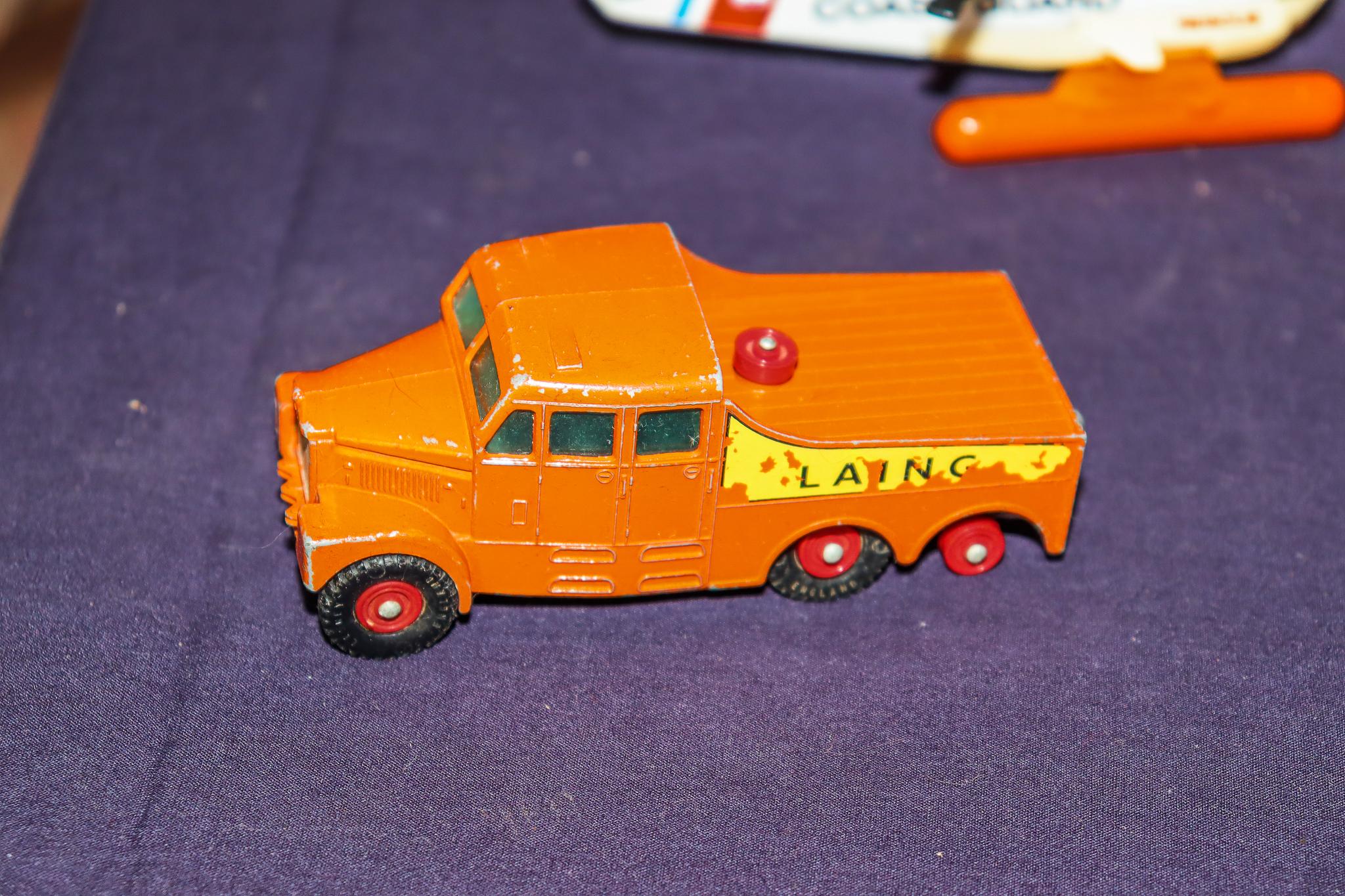Box of Firetrucks Police and First Responder toys