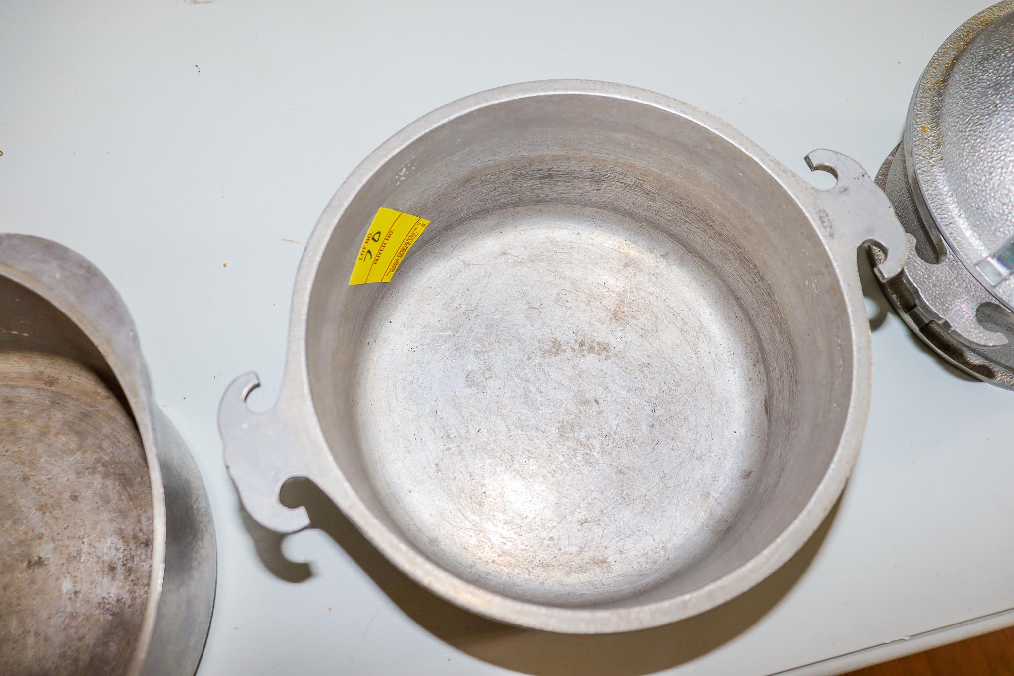 3 Guardian Service Pans (2 have lids)