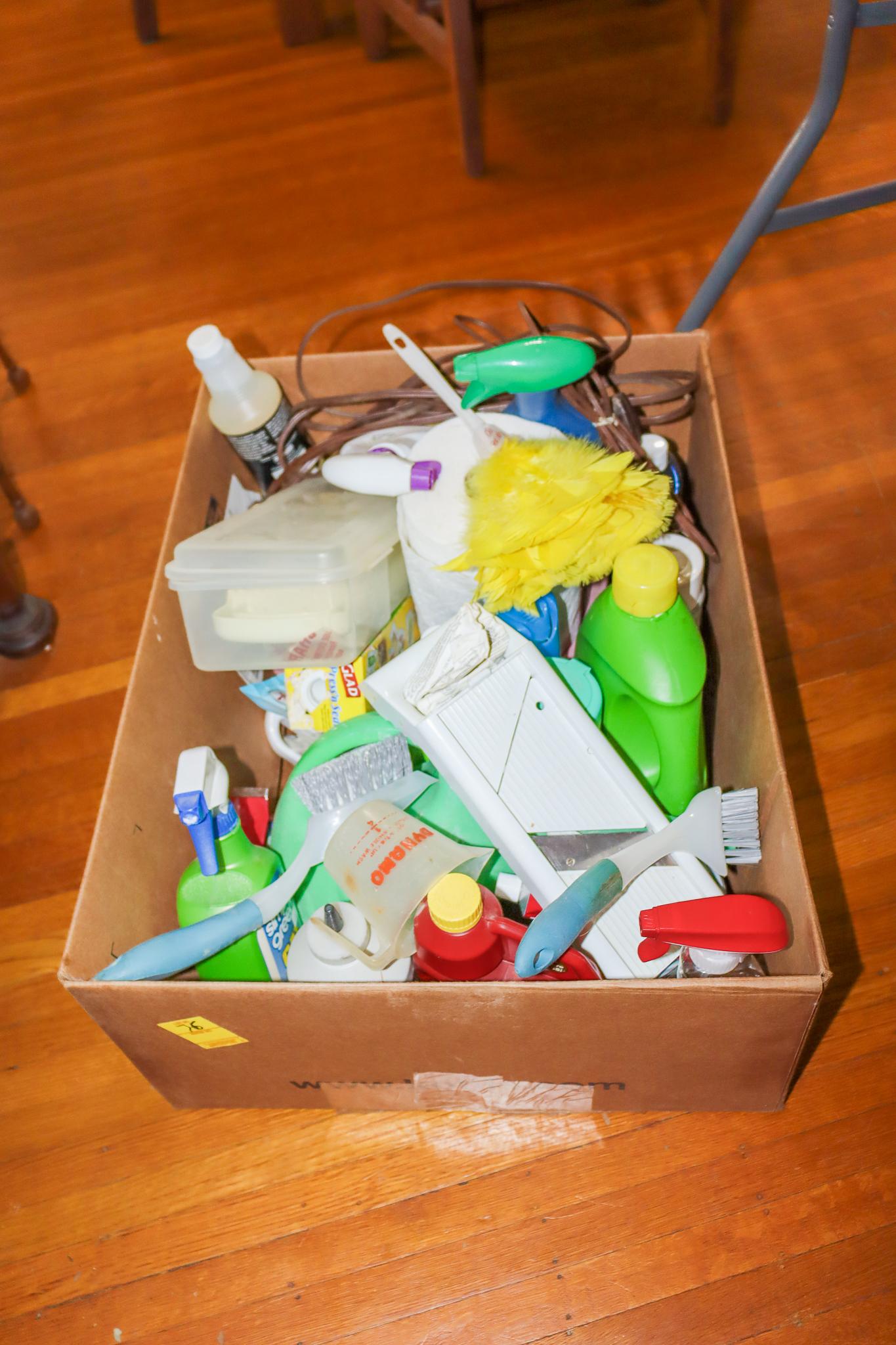 Box of cleaners