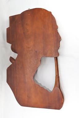 Wood Carving - Large And Elaborate Warrior