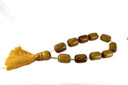 Large And Heavy Wooden Bead Sash
