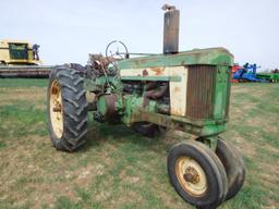 JD 60 TRACTOR, 2 CYL., GAS